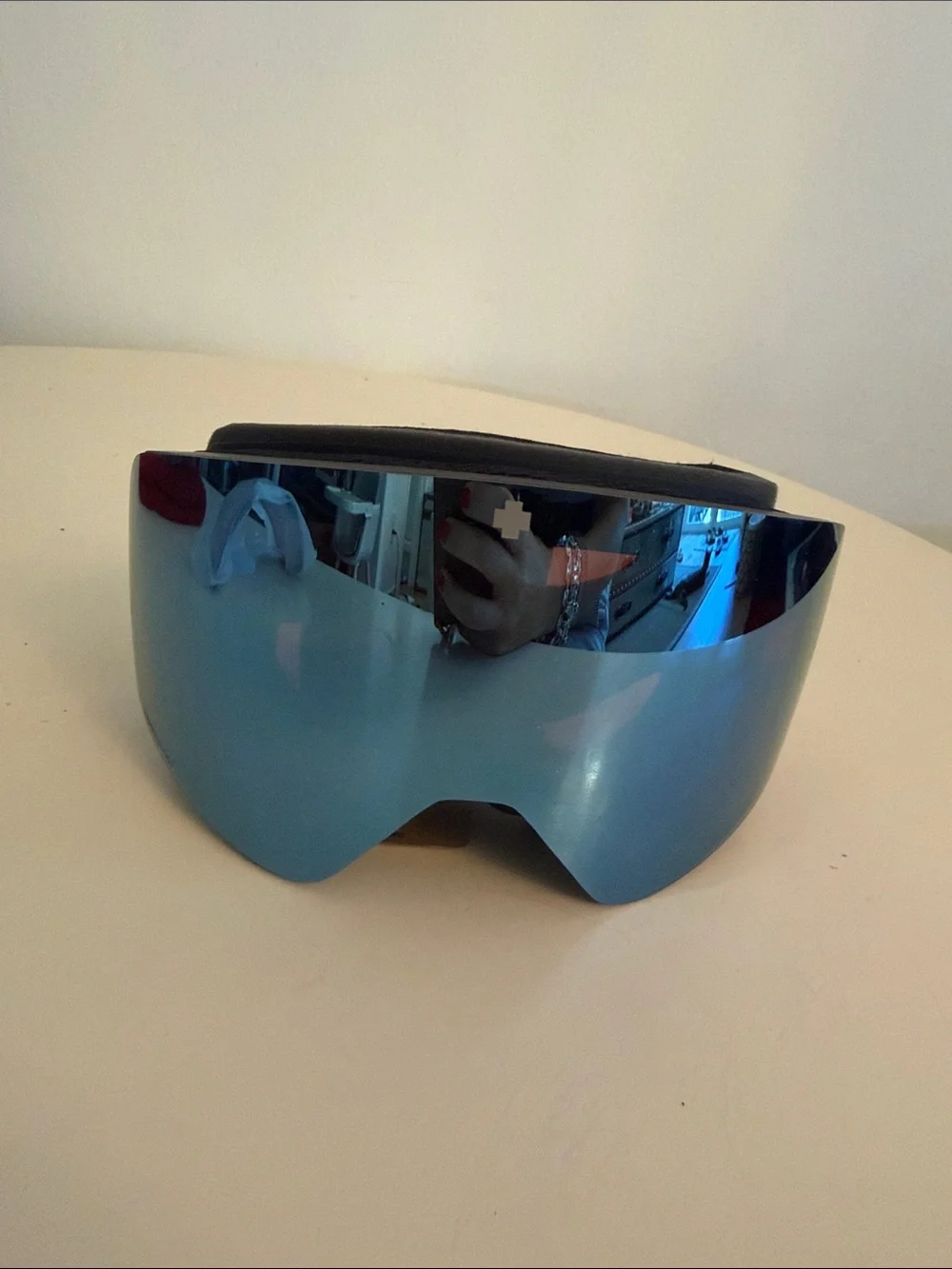 NWT | Spy Optic Marauder Elite Matte Black - Blue Mirror + Replacement Red Lens